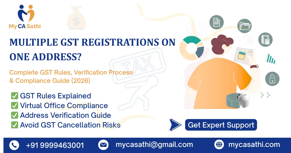 Can Multiple GST Registrations Be Taken on One Address? Rules Explained (2026) image
